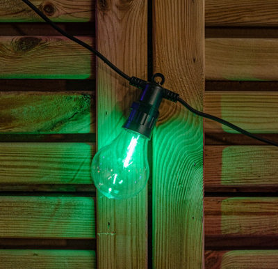 Samuel Alexander Set Of 20 Indoor Outdoor Connectable Festoon Lights With Multi Coloured Leds - image 1
