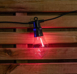 Samuel Alexander Set Of 20 Indoor Outdoor Connectable Festoon Lights With Multi Coloured Leds - thumbnail 3