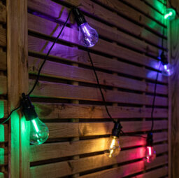 Samuel Alexander Set Of 20 Indoor Outdoor Connectable Festoon Lights With Multi Coloured Leds - thumbnail 2