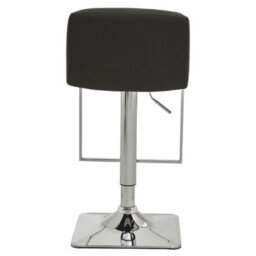 Orsina Baina Black And Gold Bar Stool With Square Base - thumbnail 4