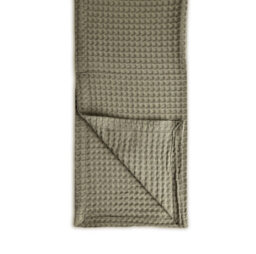 Allure Bath Fashions Hotel Waffle Throw Blanket - Khaki, 175 X 225Cm - thumbnail 4