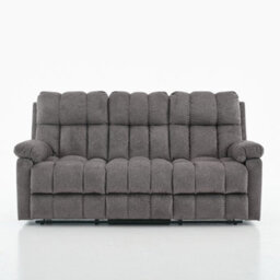 Manual Recliner Sofa, 3 Seater Fabric Upholstery Recliner Sofa - thumbnail 8