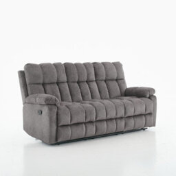 Manual Recliner Sofa, 3 Seater Fabric Upholstery Recliner Sofa - thumbnail 5