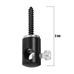 Ceiling Swag Hooks 3 Pcs Metal Chandelier Hooks For Spider Pendant Light, Fabric Wire Cable Fixture With Screws & Pins - thumbnail 2