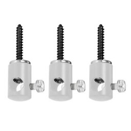 Ceiling Swag Hooks 3 Pcs Metal Chandelier Hooks For Spider Pendant Light, Fabric Wire Cable Fixture With Screws & Pins - thumbnail 1