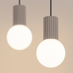 Sollux Lighting Halo Aluminum/glass Taupe 2 Lights Modern Pendant Lamps - thumbnail 4