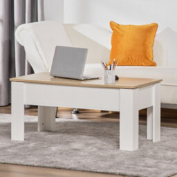 Homcom Lift Top Coffee Table W/storage Compartment, Living Room Center Table - thumbnail 7