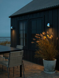 Nordlux Aleria Outdoor Galvanized Steel Wall Light Coastal/marine Safe Silver,mains - thumbnail 4