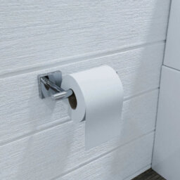 Flexi Fix Toilet Roll Holder Wall Mounted Chrome - thumbnail 2