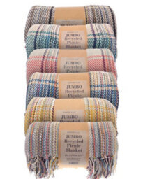 Country Club Jumbo Picnic Blanket 180X250Cm Assorted - thumbnail 1