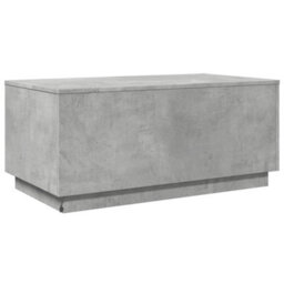Berkfield Coffee Table With Led Lights Concrete Grey 90X50X40 Cm - thumbnail 9