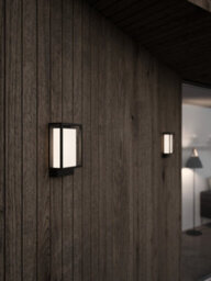 Nordlux Nestor Outdoor Aluminium Wall Light Weatherproof Black,mains Led - thumbnail 4