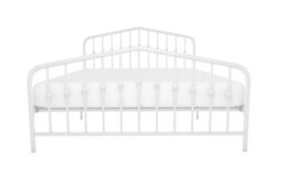 Novogratz Bushwick Metal Bed White, King - thumbnail 4