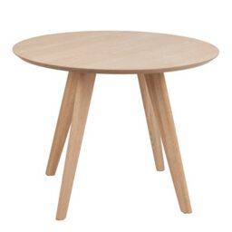 Furniture To Go Townsville Round Dining Table In White And Oak - thumbnail 2