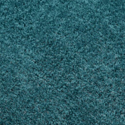Dark Teal Handmade Rug, 50mm Thickness Plain Shaggy Rug, Modern Luxurious Rug For Bedroom, & Dining Room-110Cm X 160Cm - thumbnail 2