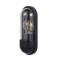 Zinc Kerry Fixed Matt Anthracite Mains-Powered Led Outdoor Modern On/off Wall Light (Dia)10Cm - thumbnail 4