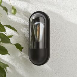 Zinc Kerry Fixed Matt Anthracite Mains-Powered Led Outdoor Modern On/off Wall Light (Dia)10Cm - thumbnail 2