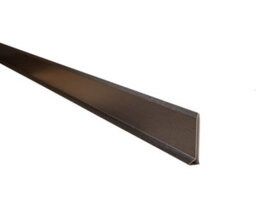 Ilcom Stainless Steel Skirting Board F60mm X 2700mm - Black Brushed