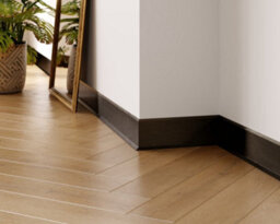 Ilcom Stainless Steel Skirting Board F60mm X 2700mm - Black Brushed - thumbnail 4