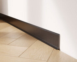 Ilcom Stainless Steel Skirting Board F60mm X 2700mm - Black Brushed - thumbnail 2