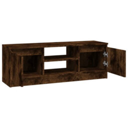 Berkfield Tv Cabinet With Door Smoked Oak 102X30X36 Cm - thumbnail 6