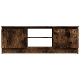 Berkfield Tv Cabinet With Door Smoked Oak 102X30X36 Cm - thumbnail 5
