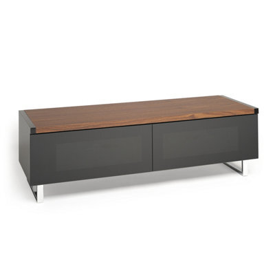 "Avf Panorama 1.2M Tv Stand - Reversible Walnut Or Black Top - For Tvs Up To 60""" - image 1