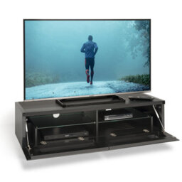 "Avf Panorama 1.2M Tv Stand - Reversible Walnut Or Black Top - For Tvs Up To 60""" - thumbnail 5