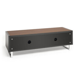 "Avf Panorama 1.2M Tv Stand - Reversible Walnut Or Black Top - For Tvs Up To 60""" - thumbnail 6