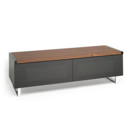 "Avf Panorama 1.2M Tv Stand - Reversible Walnut Or Black Top - For Tvs Up To 60""" - thumbnail 7