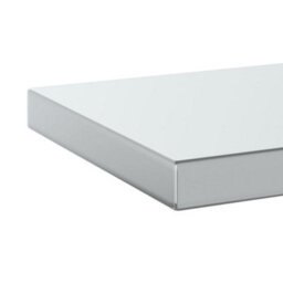 Berkfield Wall Shelves 2 Pcs 100X23.5X3 Cm Silver Stainless Steel - thumbnail 8