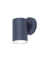 GoodHome Candiac Fixed Matt Dark Grey Mains-Powered Integrated Led Outdoor Contemporary Wall Light 380Lm (Dia)6Cm - thumbnail 2