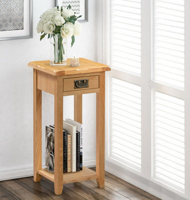 Hallowood Furniture Monchique Oak Medium Lamp Table - image 1