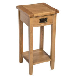 Hallowood Furniture Monchique Oak Medium Lamp Table - thumbnail 8