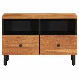 Berkfield Durable Tv Cabinet 70X33X46 Cm Solid Wood Acacia - thumbnail 5