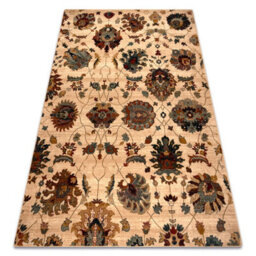RugsX Wool Carpet Omega Latica Flowers Cream 170X235 Cm - thumbnail 4
