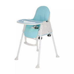 4-In-1 Adjustable Baby Highchair Infant High Feeding Seat Toddler Table Chair Uk - thumbnail 3