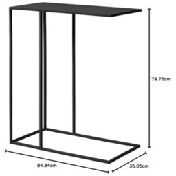 Blomus Fera Steel Side Table - Black - thumbnail 3