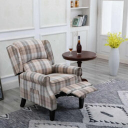 SquareBoxx Kensington Premier Recliner Armchair Beige - thumbnail 2