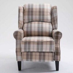 SquareBoxx Kensington Premier Recliner Armchair Beige - thumbnail 3