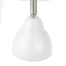 First Choice Lighting Set Of 2 Monaco - White & Brushed Chrome 3 Way Ceiling Spotlights - thumbnail 8