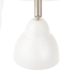 First Choice Lighting Set Of 2 Monaco - White & Brushed Chrome 3 Way Ceiling Spotlights - thumbnail 9