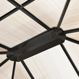Outsunny 4 X 3.6M Hardtop Gazebo Canopy W/ Polycarbonate Roof & Aluminium Frame - thumbnail 9