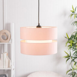 Valuelights Sophia Small Blush 2 Tier Ceiling Light Shade And Bulb (D)26Cm - thumbnail 3