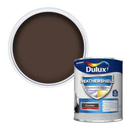 Dulux Weathershield Conker Gloss Multi-Surface Exterior Metal & Wood Paint, 750Ml - thumbnail 1