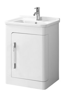 Orsina Savannah Wht Hi Gloss Undr, Delivered Fully Assmbled - image 1