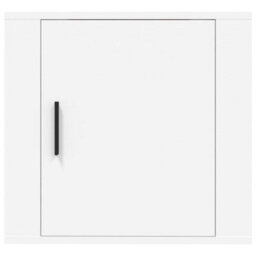 Berkfield Elegant Wall-Mounted Bedside Cabinets 2 Pcs White 50X30X47 Cm - thumbnail 6