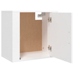 Berkfield Elegant Wall-Mounted Bedside Cabinets 2 Pcs White 50X30X47 Cm - thumbnail 7