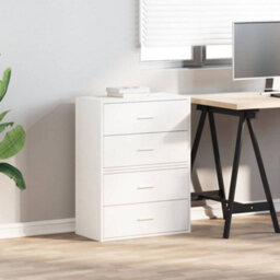 Walplus Cabinets With 2 Drawers 2 Pcs White 60X31X40 Cm Engineered Wood - thumbnail 3
