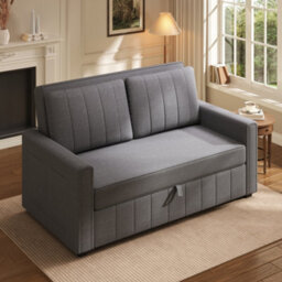 Matteo Dark Grey Multifunctional Folding Sofa Bed - 127Cm - thumbnail 5